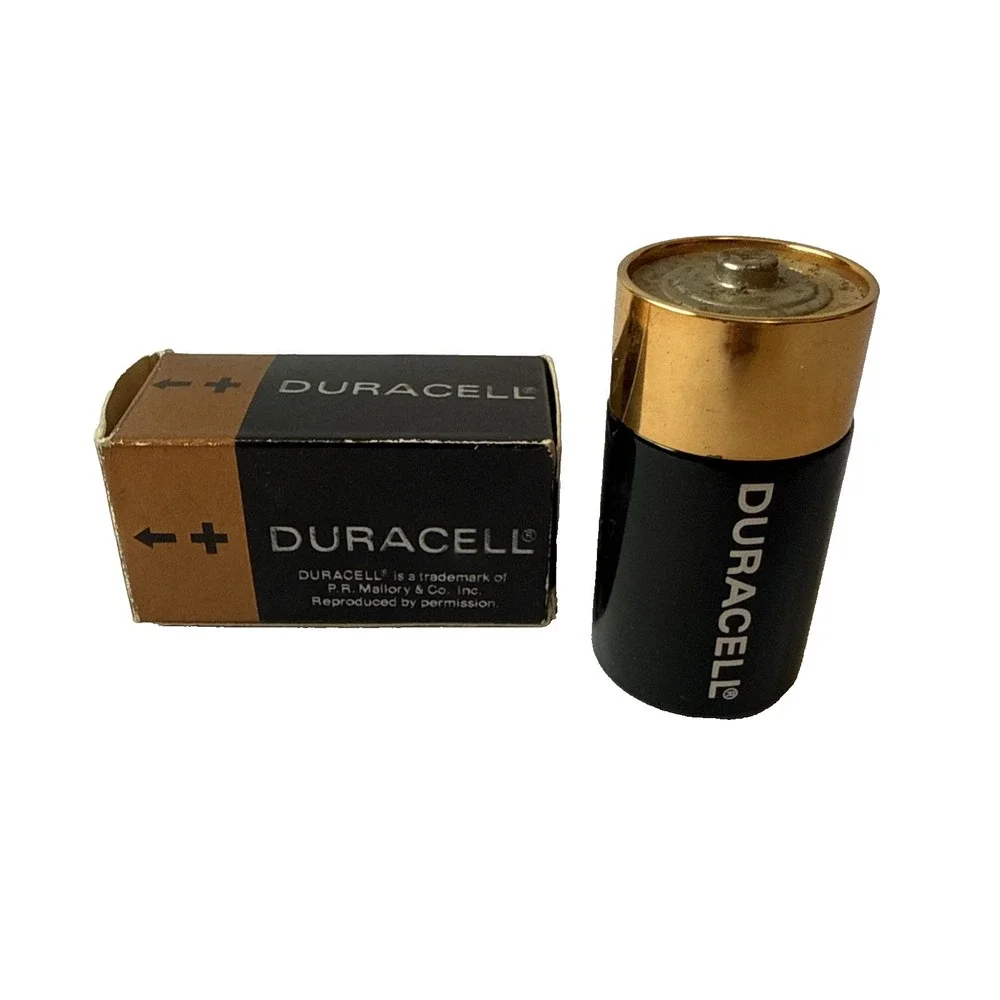 Vtg 1976 Avon Duracell Battery Decanter Super Charge Everest Aftershave Full Box